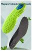 Sports Shock Absorption Insole Green PU Memory Foam Breathable Arch Support Orthopedic Shoes Pad Men Women Feet Care Shoes Pad